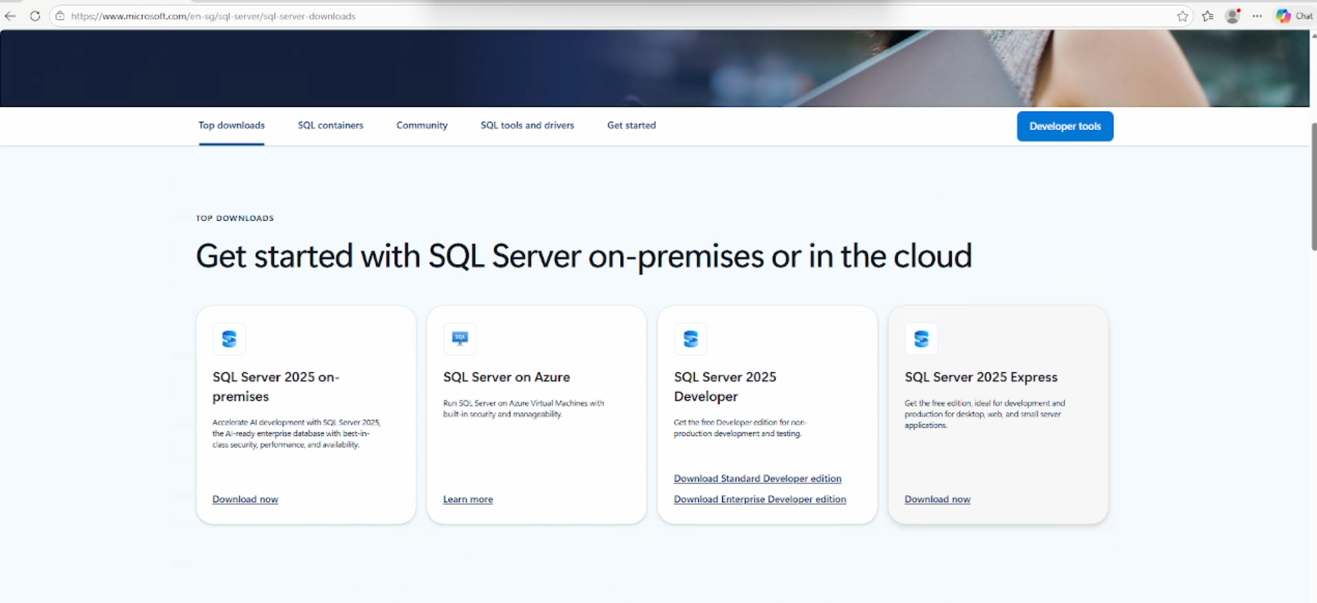MSSQL Server Download