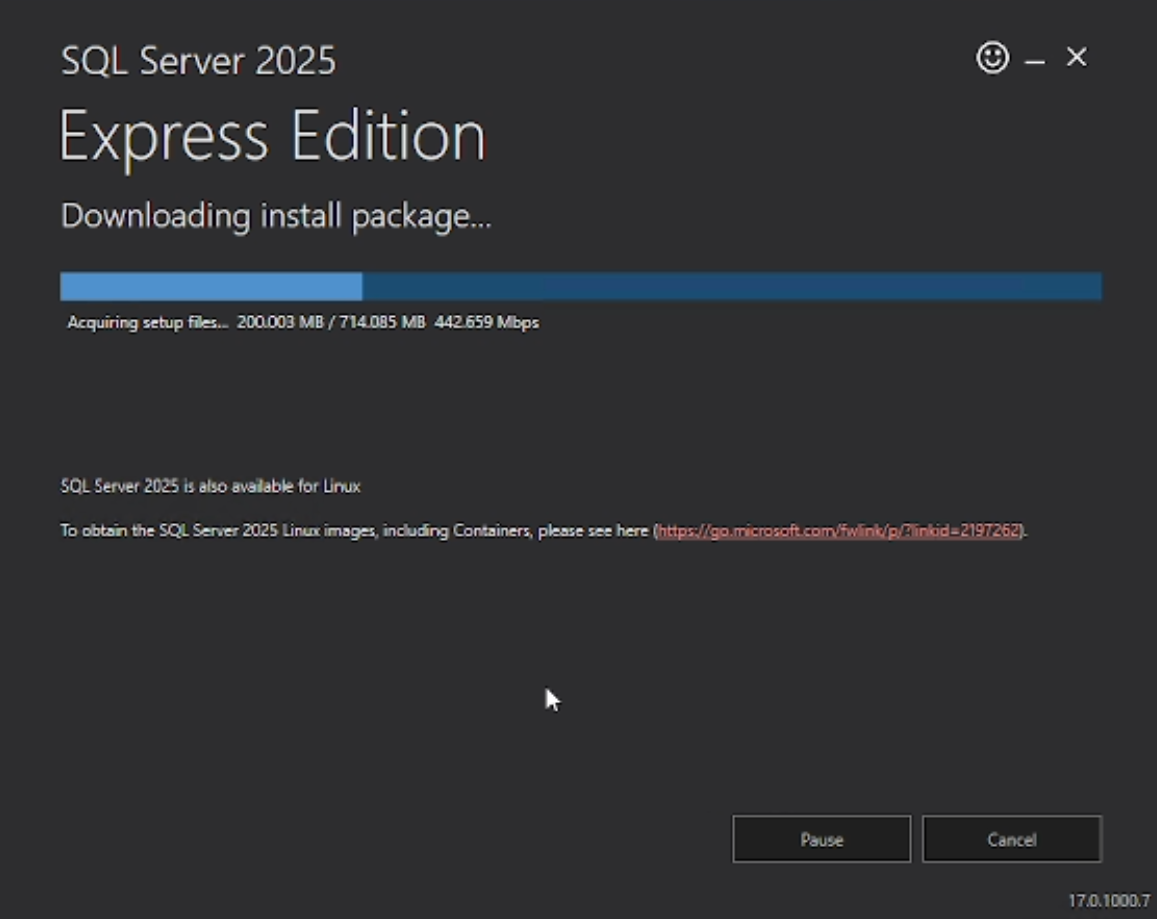 MSSQL Server Download