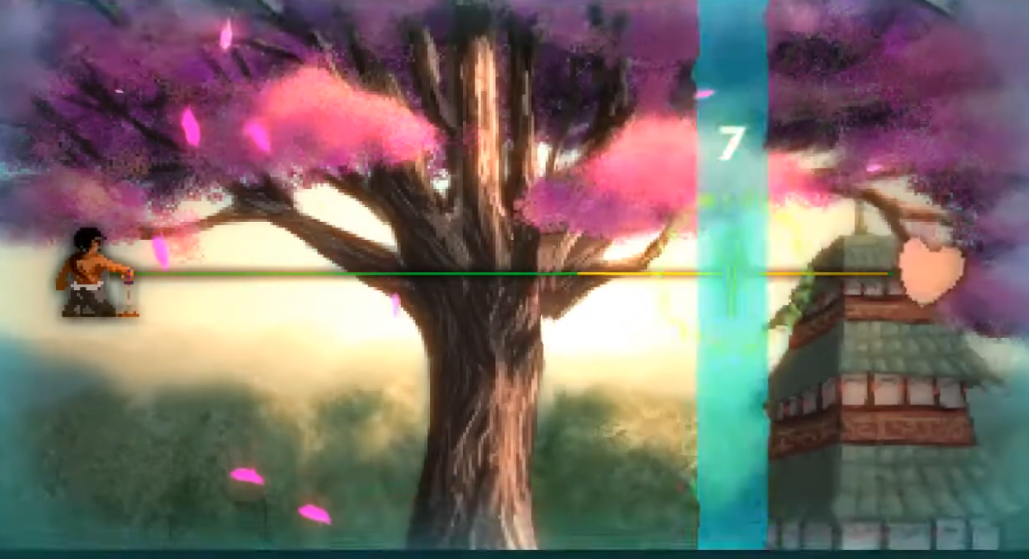 Tapping with Rhythm Doctor!